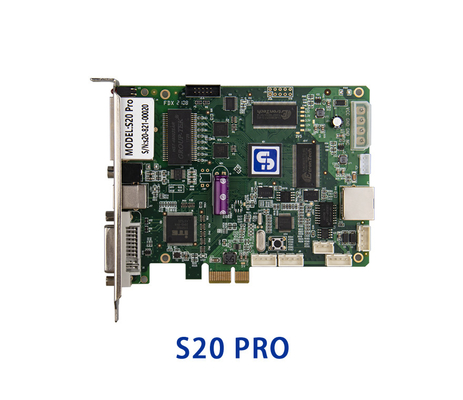 Sysolution DVI Sync-verzendkaart S20 Pro, 1,3 miljoen pixels, dubbele Ethernet-uitgangen